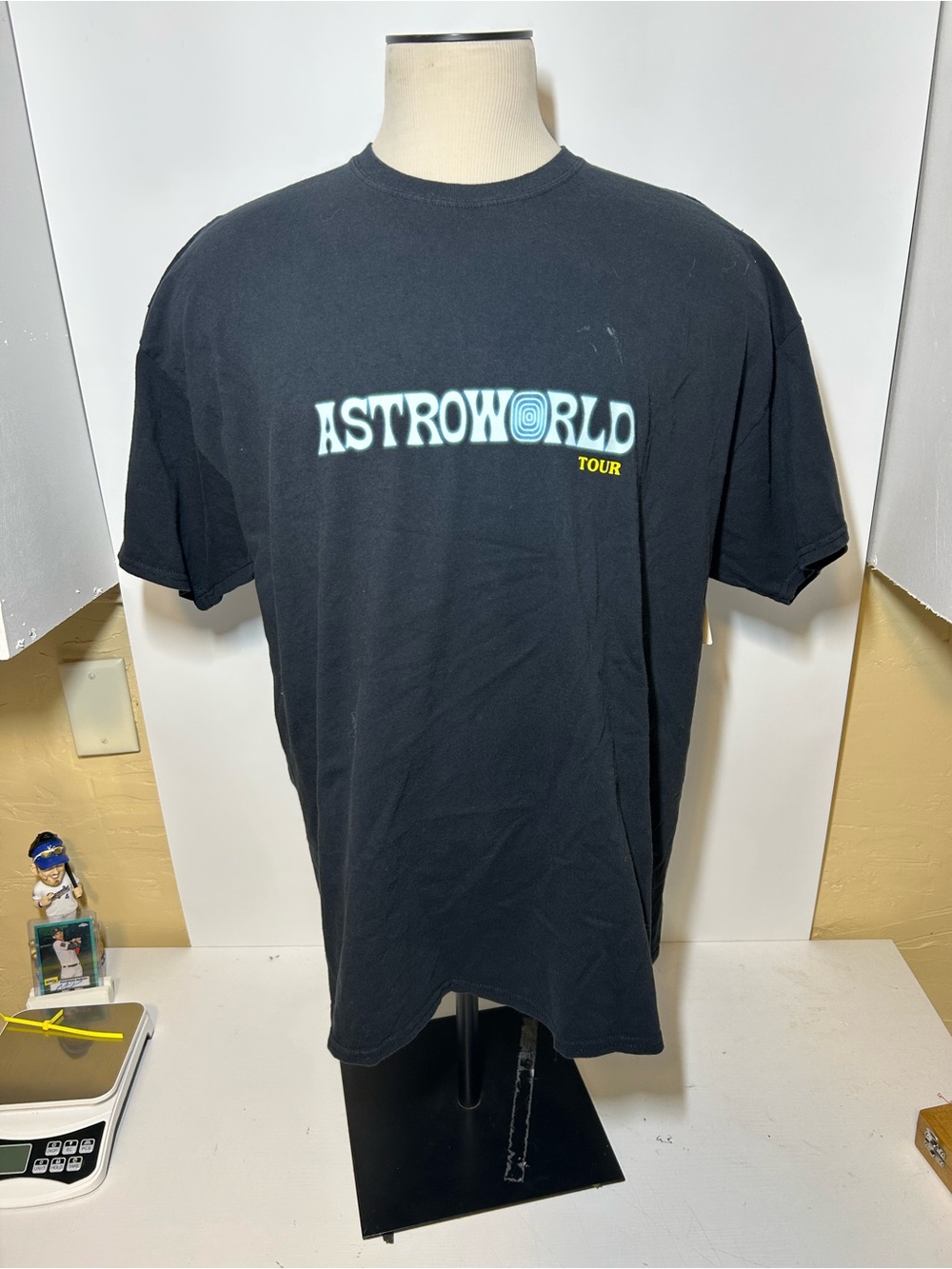 Tour Logo Short Sleeve T-Shirt - Black Travis Scott NWT